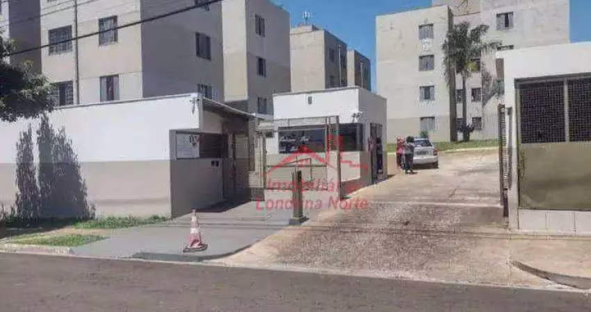 Apartamento com 2 dormitórios à venda, 45 m² por r$ 58.000 - jardim maria celina - londrina/pr
