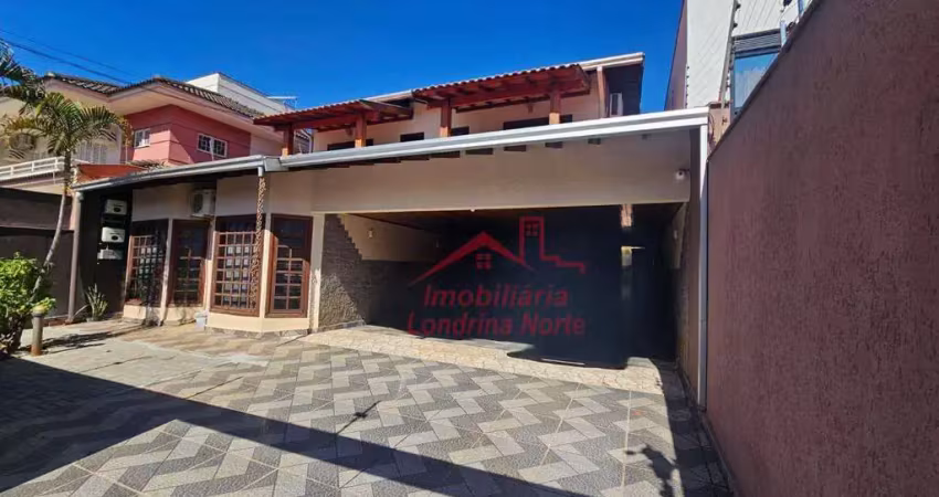 Casa com 5 dormitórios para alugar, 359 m² por r$ 9.900,00/mês - lago parque - londrina/pr