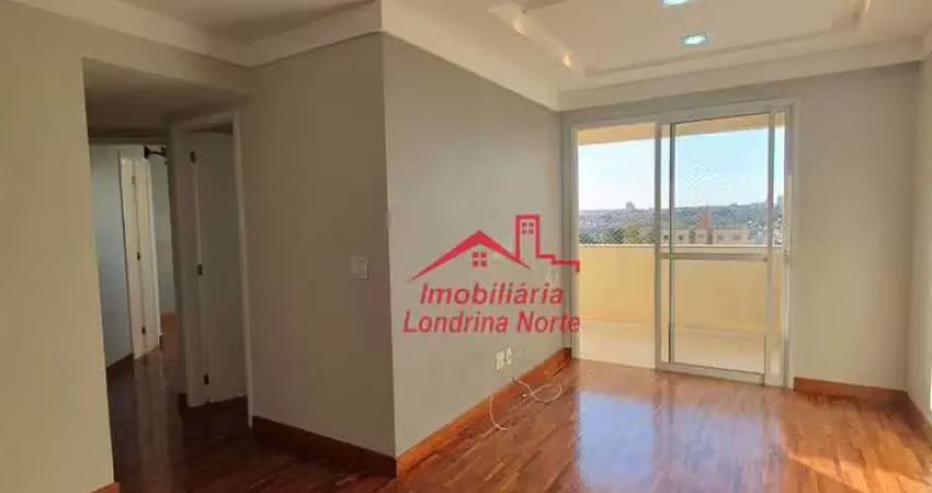 Apartamento com 3 dormitórios para alugar, 76 m² por r$2700,00/mês - gleba fazenda palhano - londrina/pr