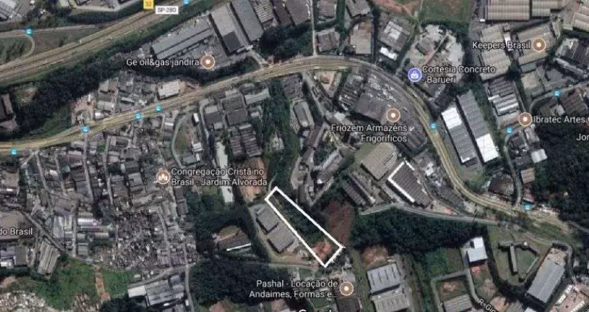 Área à venda, 21921 m² por r$ 12.000.000,00 - jardim alvorada - jandira/sp