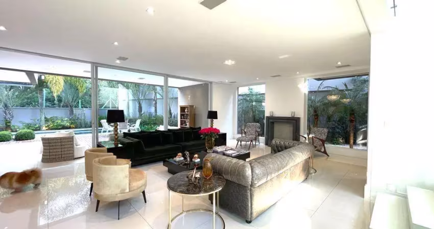 Casa à venda em santana de parnaíba,  alphaville, com 5 suítes, com 460 m², gênesis 1