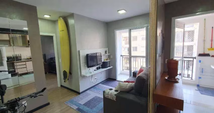 Apartamento à venda em barueri, jardim tupanci, com 1 quarto, com 43 m²