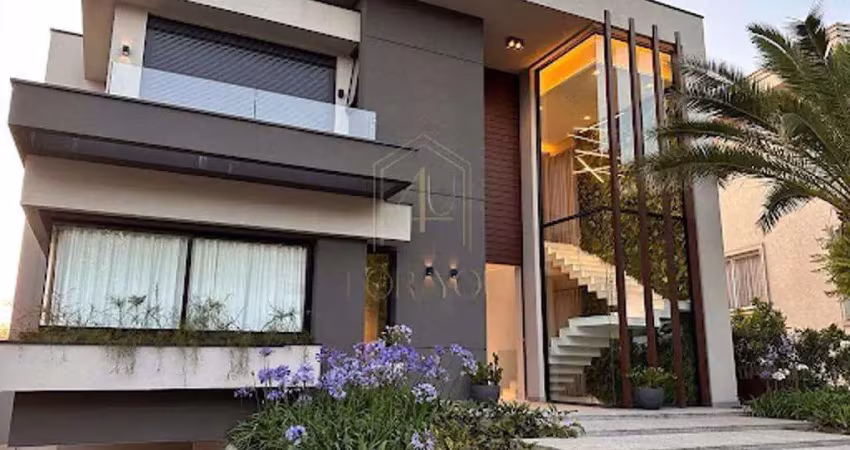 Casa à venda em santana de parnaíba, tamboré, com 5 suítes, com 630 m², tamboré dez