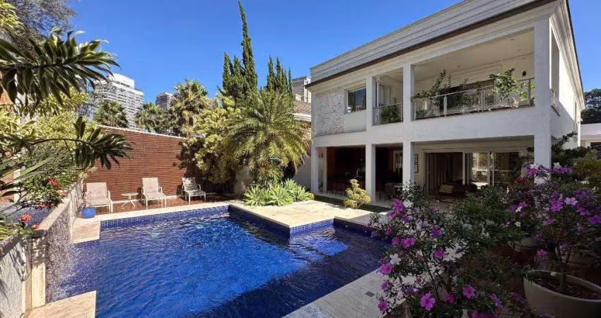 Casa à venda em santana de parnaíba,  alphaville, com 4 suítes, com 600 m², 18 do forte