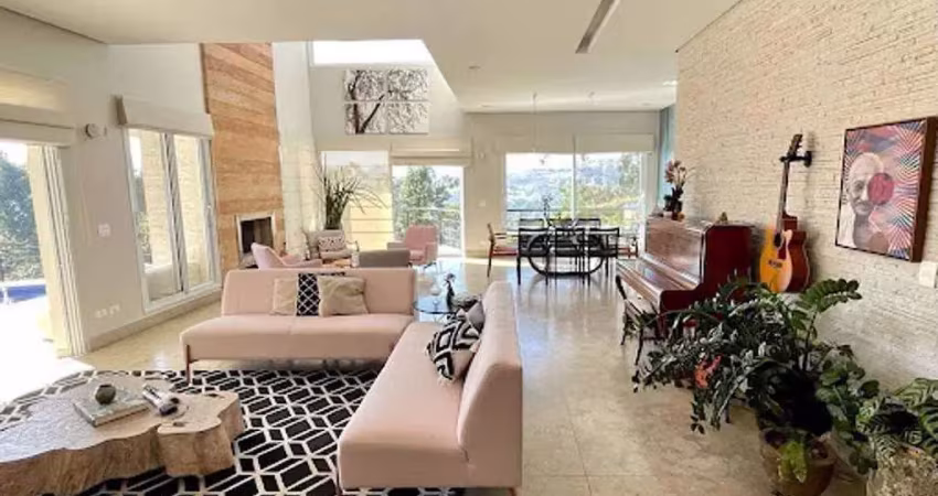 Casa à venda em santana de parnaíba,  alphaville, com 4 suítes, com 580 m², gênesis 1