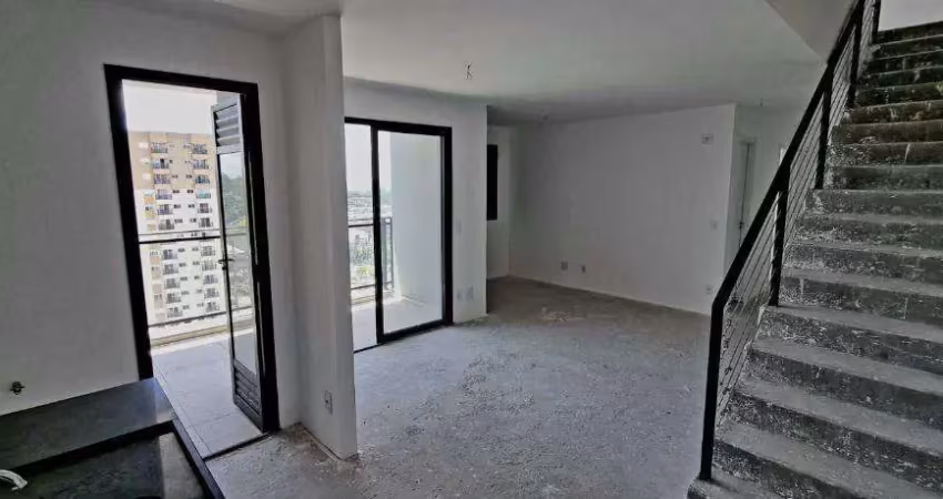 Cobertura à venda em barueri, tamboré, com 2 suítes, com 118 m²