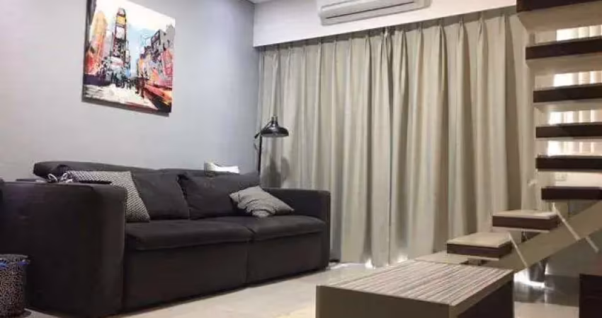 Apartamento duplex à venda e para alugar em barueri, bethaville, com 1 quarto, com 55 m²