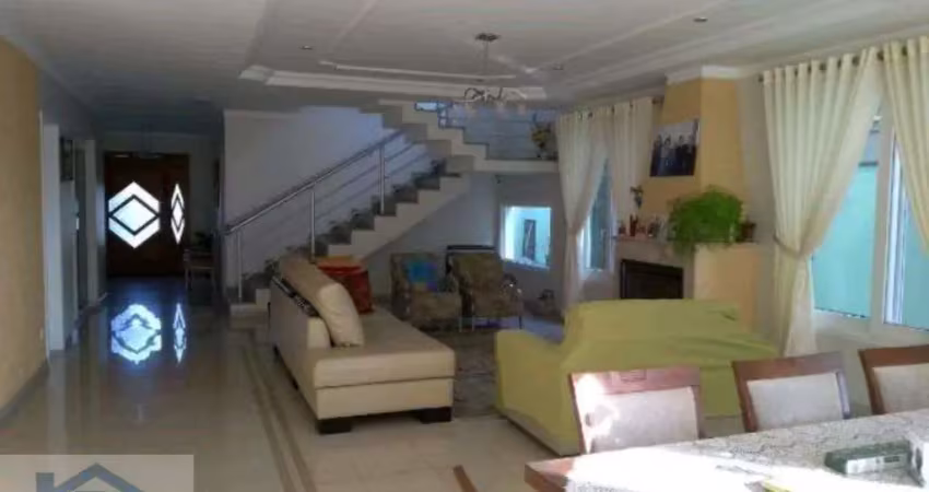 Sobrado à venda em santana de parnaíba,  alphaville, com 5 quartos, com 350 m², gênesis 1