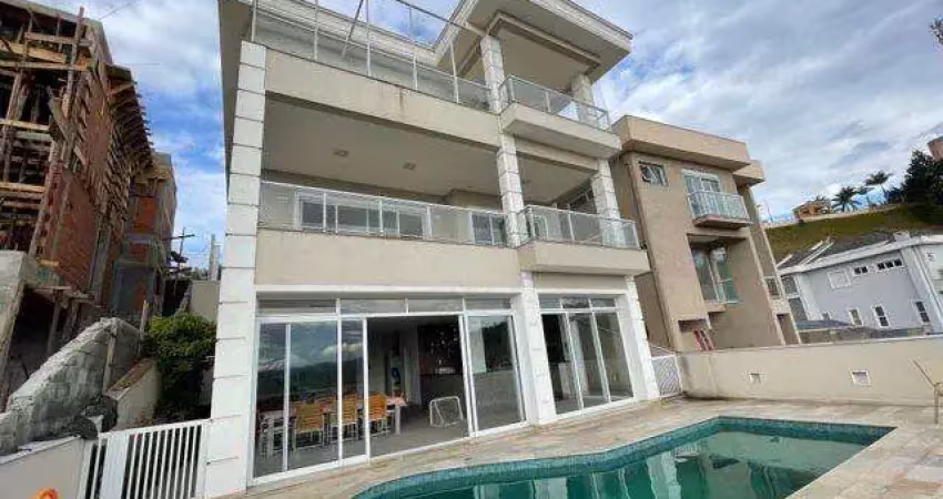 Sobrado à venda em santana de parnaíba,  alphaville, com 4 suítes, com 425 m²