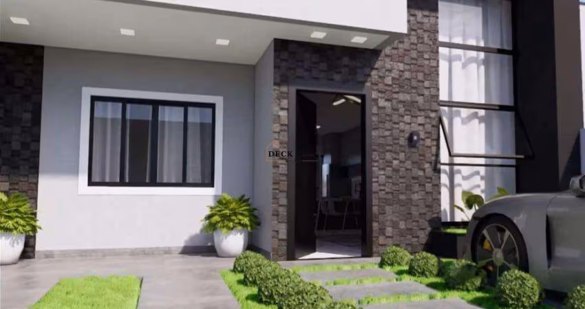 Casas novas em Praia de Leste com 88m², 3 dormitórios sendo uma suíte e 2 vagas de garagem - Pontal do Paraná - PR