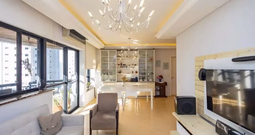 Apartamento semi-mobiliado no ecoville com 177m², 4 dormitórios ( sendo 1 suíte ) e 3 vagas de garagem - mossunguê - curitiba - pr