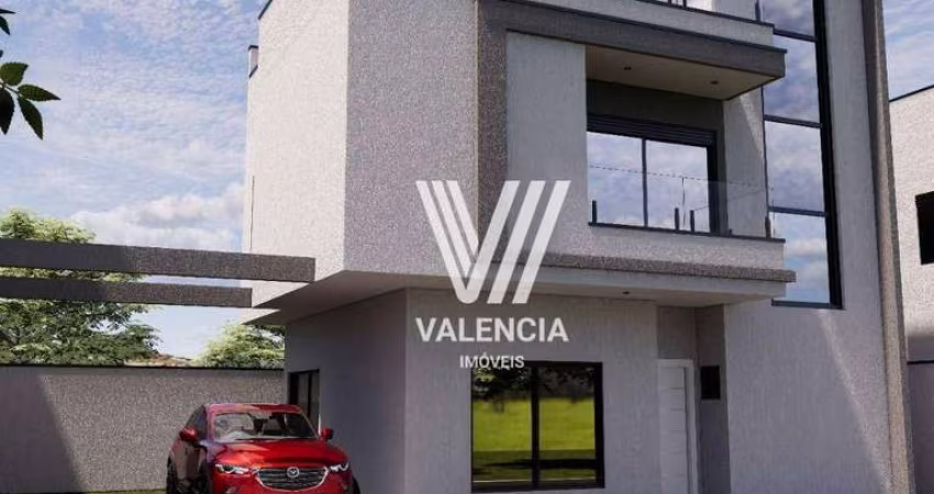 Sobrado em Condominio | 3 Suites | 148m² | 2 vagas | Hauer - Curitiba/PR