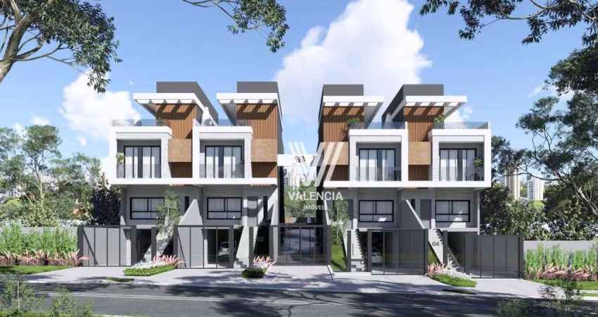 Sobrado em Condominio | 3 Suites| 187m² | 2 vagas | Agua Verde - Curitiba/PR
