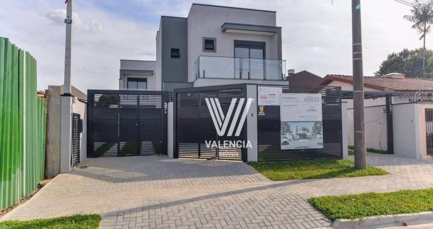 Sobrado de Rua | 3 Dorms | 2 Vagas | 95m² | Uberaba - Curitiba/PR