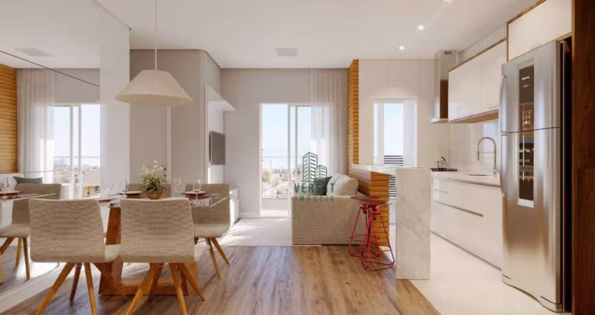 Apartamento à venda, 55 m² por R$ 494.934,27 - Tingui - Curitiba/PR
