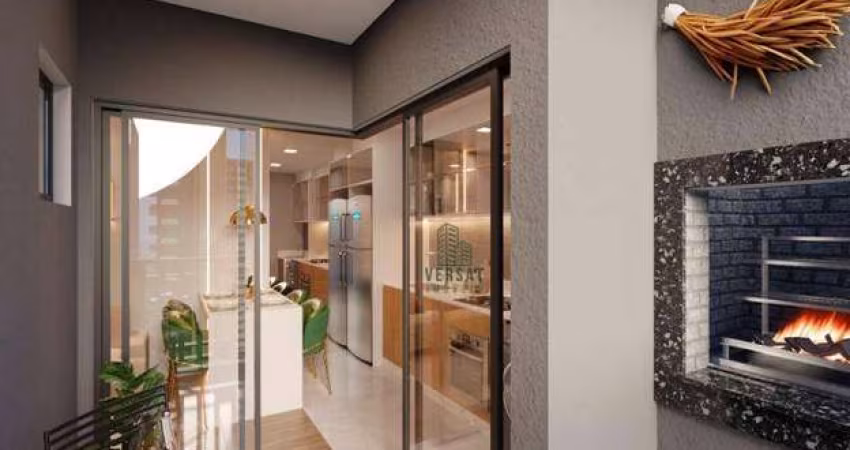 Apartamento com 2 dormitórios com suíte à venda, 48 m² por R$ 402.680 - Novo Mundo - Curitiba/PR