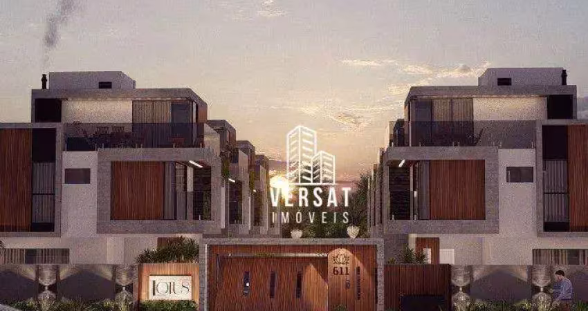 Sobrado com 3 suítes à venda, 160 m² por r$ 1.500.000 - portão - curitiba/pr