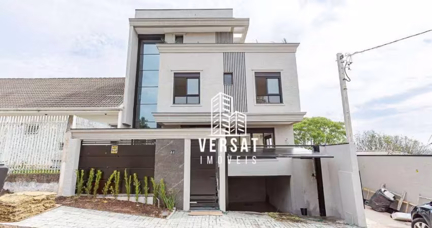 Sobrado com 3 suítes à venda, 241 m² por r$ 1.290.000 - uberaba - curitiba/pr