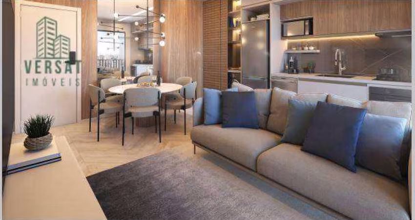 Apartamento à venda, 56 m² por R$ 732.175,81 - Juvevê - Curitiba/PR