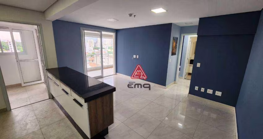 Apartamento com 1 dormitório para alugar, 60 m² por R$ 4.195,85/mês - Santana - São Paulo/SP