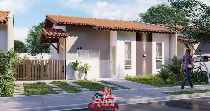 Vende-se casa no cond. bella citta - villa picarreira - 2 quartos - 2 banheiros