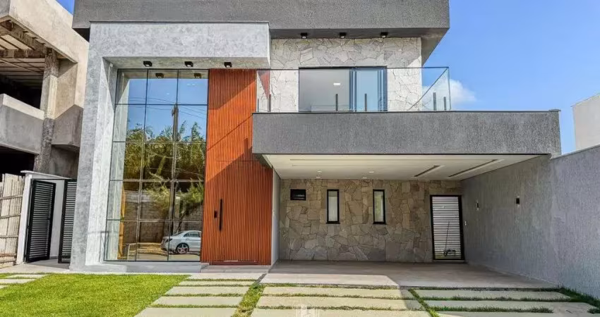 Casa duplex de alto padrão à venda no cond. damha - 4 suítes-acabamento premium