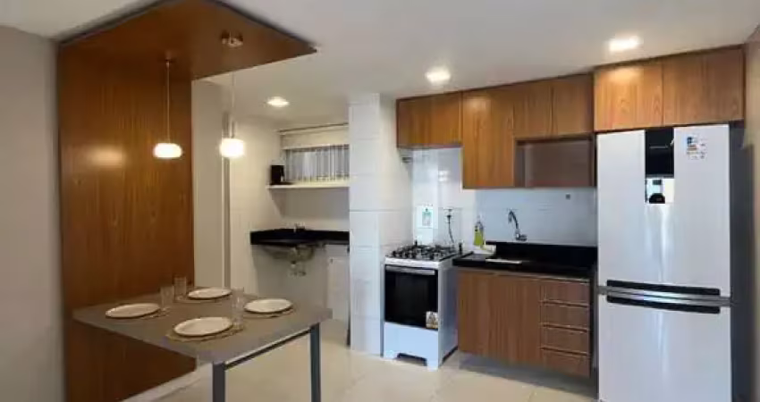 Apartamento à venda em ponta d'areia, ed. nautic - 2 quartos-nascente-mobiliado