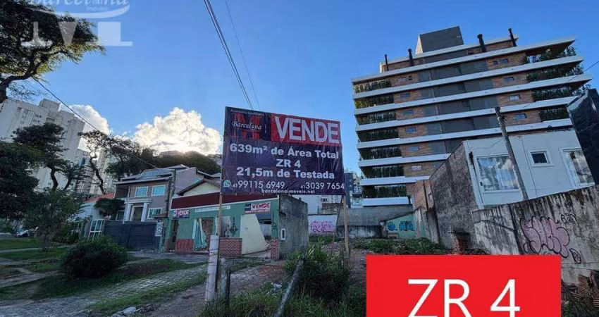 TERRENO ZR-4 ÓTIMA LOCALIZAÇÃO COM EXCELENTE POTENCIAL CONSTRUTIVO AVENIDA AGUÁ VERDE COM TESTADA DE 21,5 m²