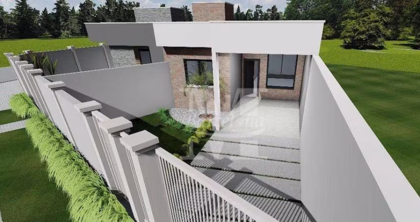 CASA COM 02 DORMITÓRIOS, NOVA. ÓTIMA LOCALIZAÇÃO EM PINHAIS