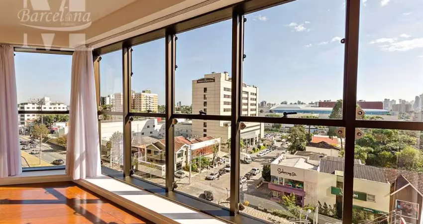 Rio danúbio. 312m² de área útil, no coração do batel, face norte, mobiliado, próximo ao shopping pátio batel e praça do japão.