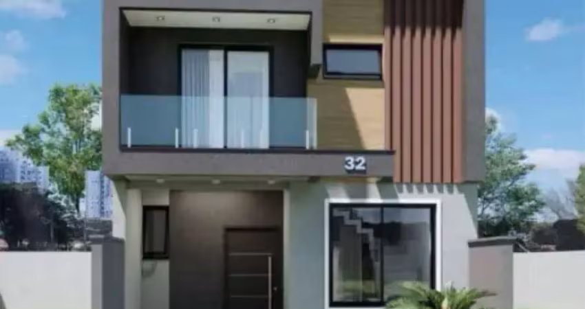 Condomínio fechado residencial la salle. pinheirinho. ótima localização com estrutura de lazer portaria 24 horas sobrado novo churrasqueira jardim