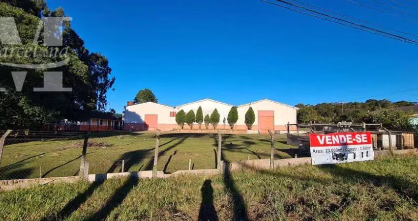 Terreno com 23.000m² de área total, com barração, na entrada de tijucas do sul/pr. localização maravilhosa!