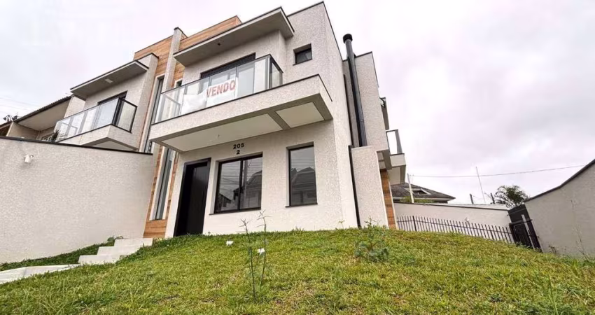 SOBRADO NO ATUBA, 3 QUARTOS, 1 SUÍTE, 2 VAGAS DE GARAGEM, CHURRASQUEIRA - PRÓXIMO AOS PARQUES ATUBA E BACACHERI.