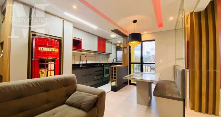 APARTAMENTO NO FEEL FIT HABITAT COM CHURRASQUEIRA NA SACADA, 2 QUARTOS, CLOSET, SEMI-MOBILIADO