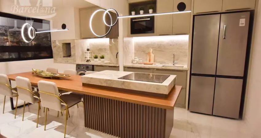 Le monde. apartamento lançamento de 2 e 3 dormitórios, em ótima localização. área de lazer completa e sacada com churrasqueira. últimas unidades
