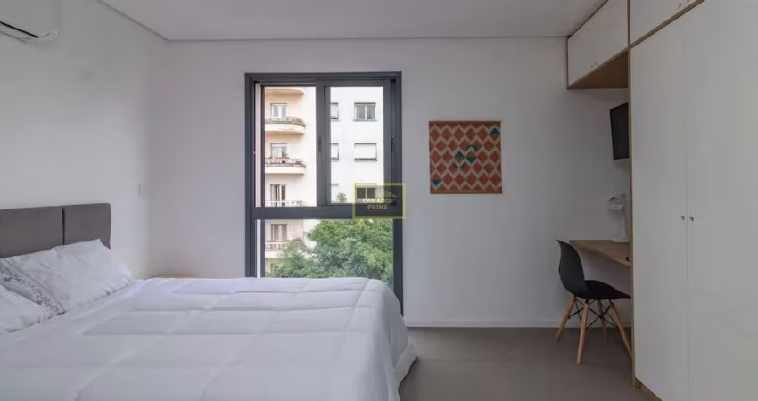 Studio Mobiliado Para Venda Em Higienópolis