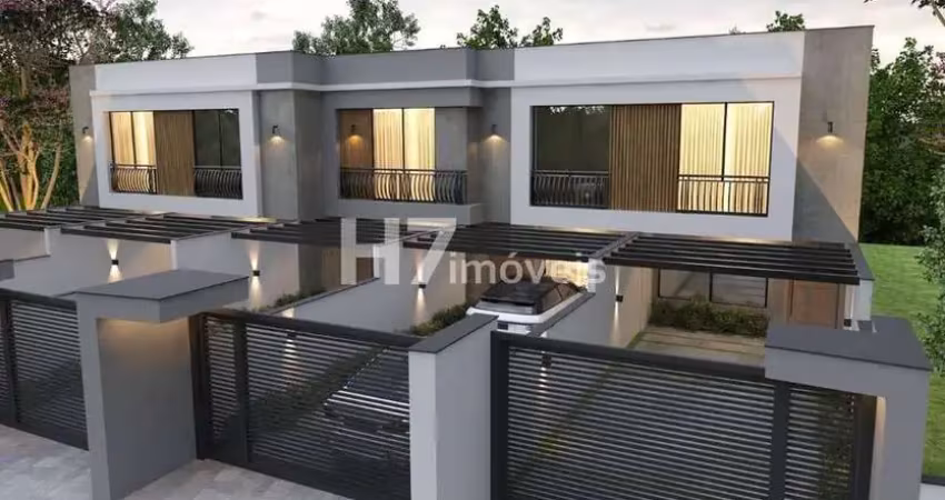 Casa geminada com 1 suíte + 2 quartos, saguaçu - joinville