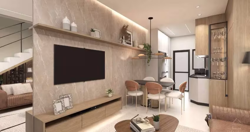 Casa geminada com 1 suíte + 2 quartos, bom retiro - joinville