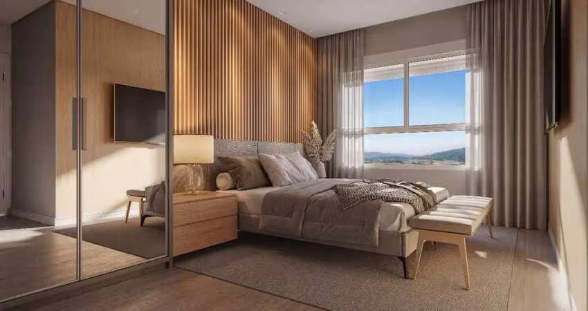 Apartamento com 1 suíte + 1 quarto, itacolomi - balneário piçarras