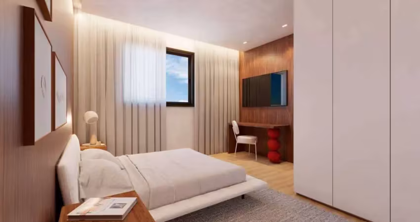 Apartamento com 1 suíte + 2 demi-suítes, américa - joinville