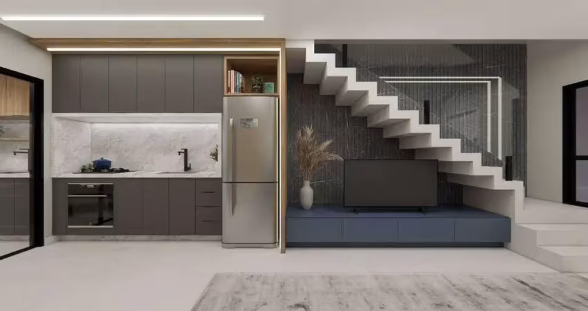Casa geminada com 1 suíte + 2 quartos, são marcos - joinville