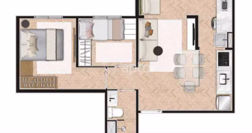 Apartamento novo 2 quartos 49m² - gran kazzas sacomã club - sacomã/sp