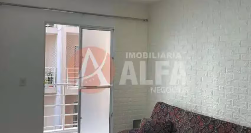 Apartamento térreo semimobiliado com 2 dormitórios - condomínio astória residence iii - jardim barro branco - cotia/sp