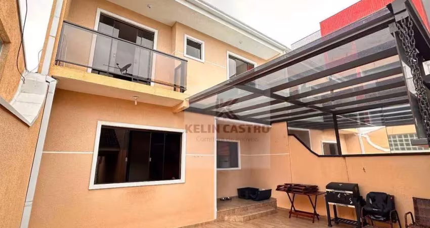 Sobrado com 3 dormitórios à venda, 111 m² por r$ 675.000 - pedro moro - são josé dos pinhais/pr