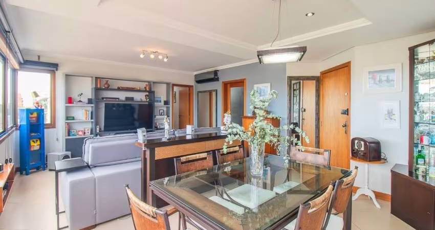 Apartamento mobiliado de 3 quartos com 2 vagas à venda no bairro Petrópolis em Porto Alegre