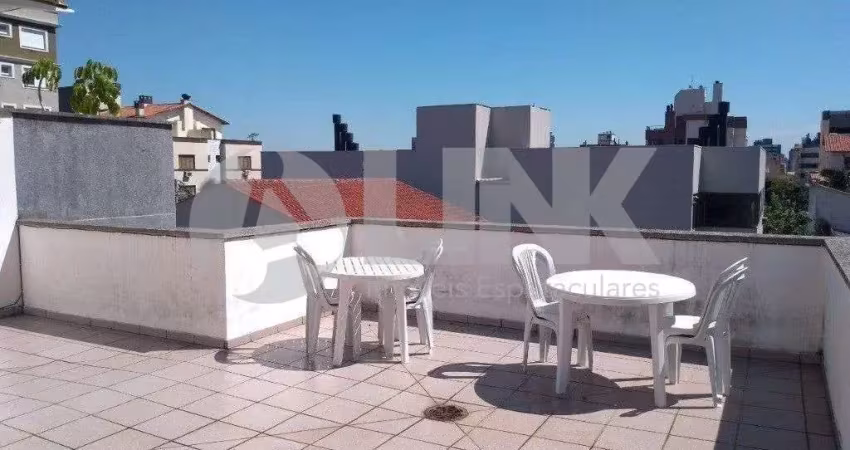 Cobertura duplex 4 dormitórios sendo 1 suíte à venda com 2 vagas de garagem em porto alegre, no bairro jardim itu