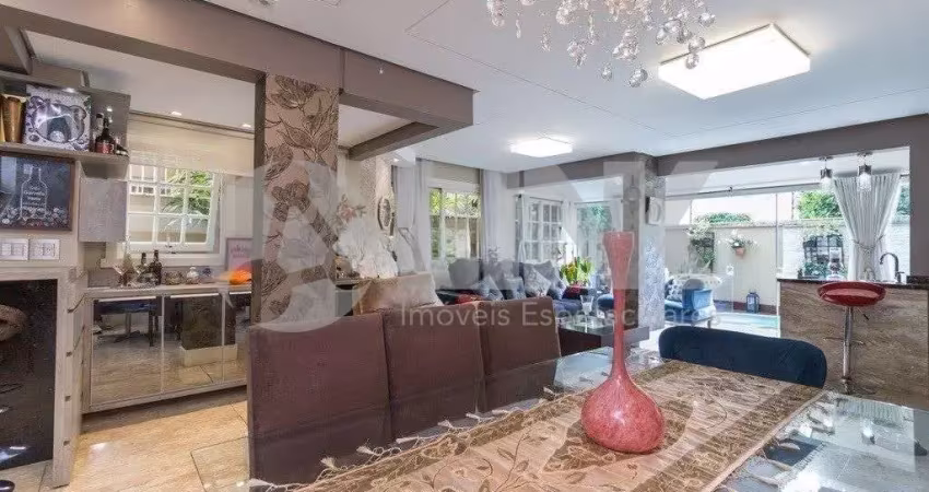 Casa em condomínio alto padrão com 3 quartos 2 suítes e 3 vagas à venda no bairro chácara das pedras em porto alegre