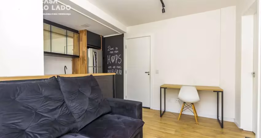 Apartamento 50m² mobiliado com 01 quarto no rebouças - curitiba/pr
