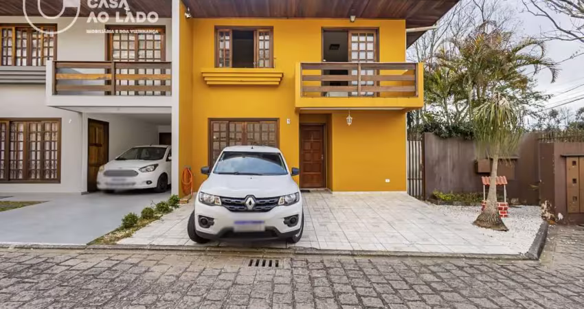 Sobrado 190m² com 3 quartos no santa cândida - curitiba/pr