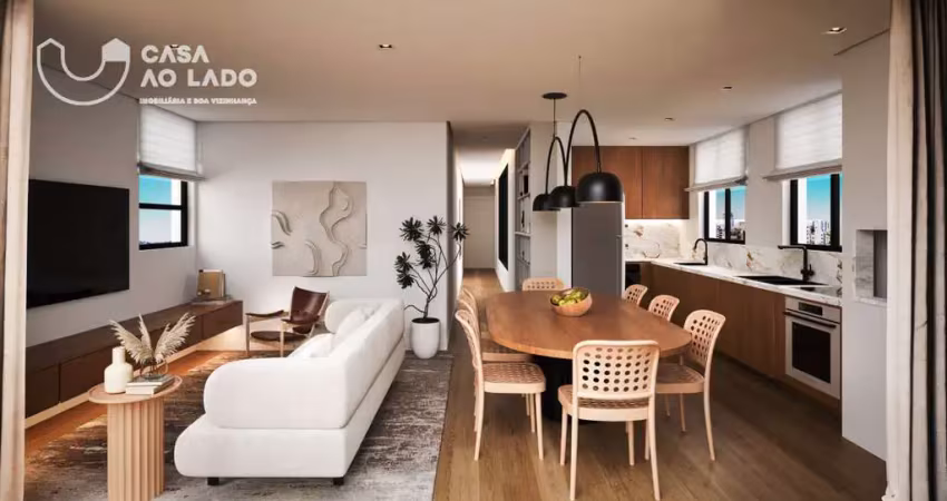 Apartamento 87m² com 02 quartos e 2 suítes no vila izabel - curitiba/pr